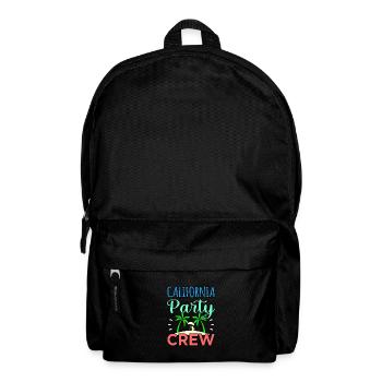 Cadeau d’équipage de fête en Californie - Sac à dos - noir - Devant
