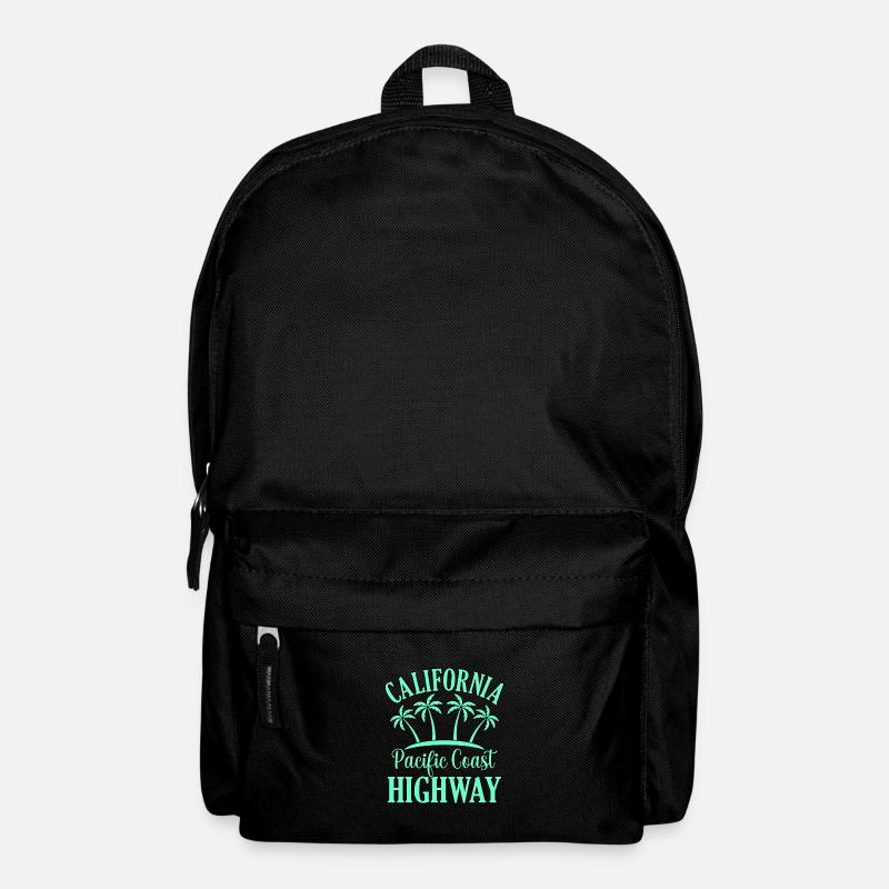 California Pacific Coast Highway Gift - Backpack - black