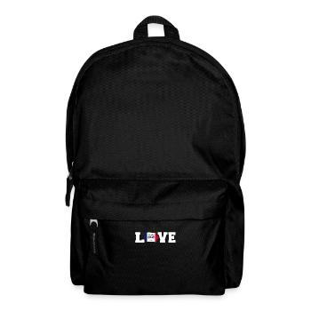 Liebe Iowa geschenk - Rucksack - Schwarz - Vorne