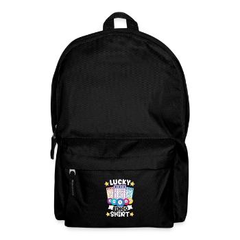 Bingo Card Game Grandma Bingo Player Bingo Cards - Backpack - black - Front