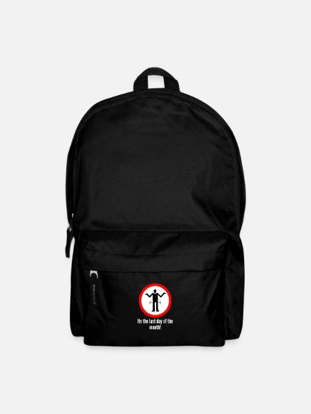 Internationales Zeichen für Monatsende Geschenk - Rucksack - Schwarz