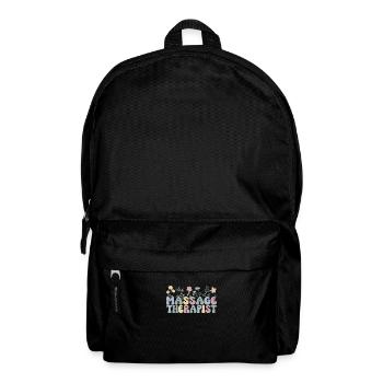 Masseurin Geschenkidee Massagetherapeutin Massage - Rucksack - Schwarz - Vorne