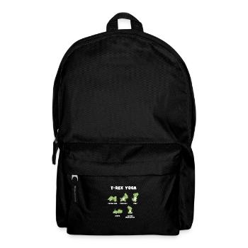 T rex Yoga cadeau - Sac à dos - noir - Devant