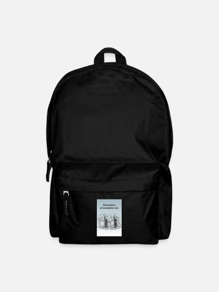 Extraktion von ätherischen Ölen - Rucksack - Schwarz