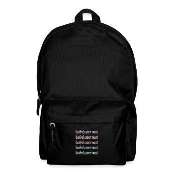 Meilleur cadeau de tante de course de baril Barrel Racer - Sac à dos - noir - Devant