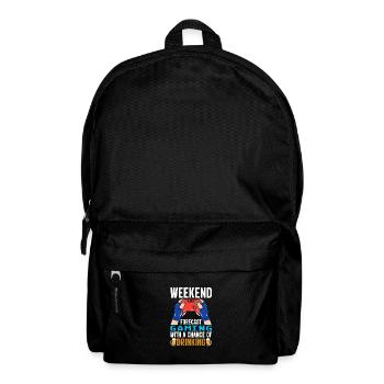 Joueur de jeu battement de coeur pari jouer joueur - Sac à dos - noir - Devant