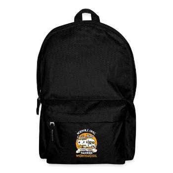 cooles Wohnmobil Camper Opa Geschenk Van - Rucksack - Schwarz - Vorne