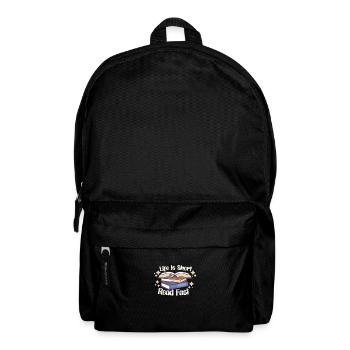 Book Reader Reading Literature Bookworm Gift Idea - Backpack - black - Front