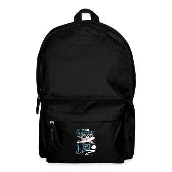 Pilot Aviation Airplane Airline Captain Aviator - Rucksack - Schwarz - Vorne
