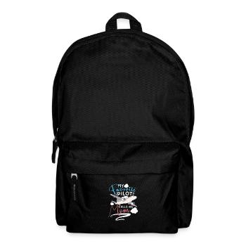 Pilote Aviation Avion Compagnie Aérienne Capitaine Aviator - Sac à dos - noir - Devant