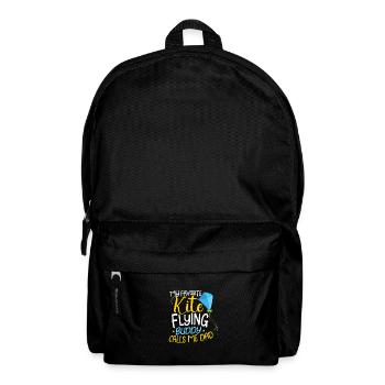 Kite Flying Kite Fan For Fite Flying Lovers - Backpack - black - Front