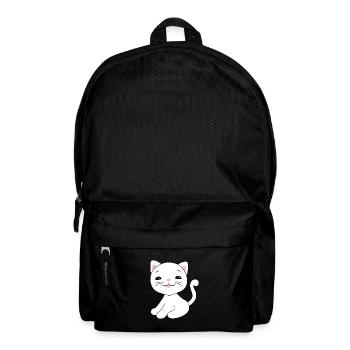 Cute smiling kitten - Backpack - black - Front