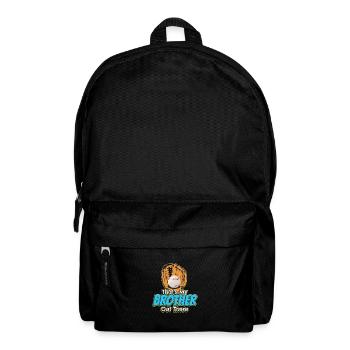 Das ist mein Bruder da draußen Baseball - Rucksack - Schwarz - Vorne