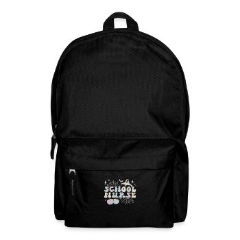 School Nurse Halloween RN School Nursing Gifts - Backpack - black - Front