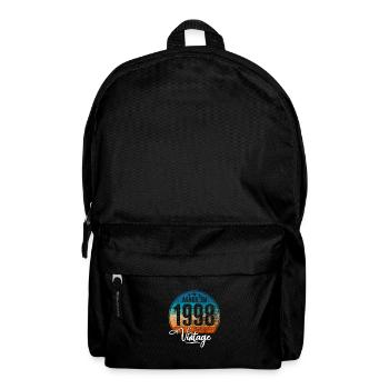 Millésime Fabriqué en 1998 Année de naissance 1998 Anniversaire - Sac à dos - noir - Devant