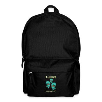 Alien Extraterrestrial Area 51 Ufo Space Geek - Rucksack - Schwarz - Vorne