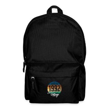 Vintage Made in 1992 Year of birth 1992 Birthday - Backpack - black - Front