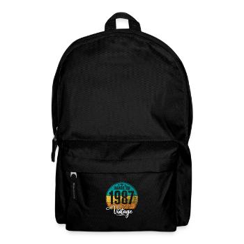 Vintage Made in 1987 Year of birth 1987 Birthday - Backpack - black - Front