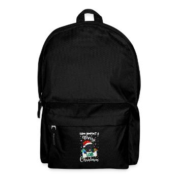 Labrador Weihnacht Goldener Hunde Geschenk - Rucksack - Schwarz - Vorne
