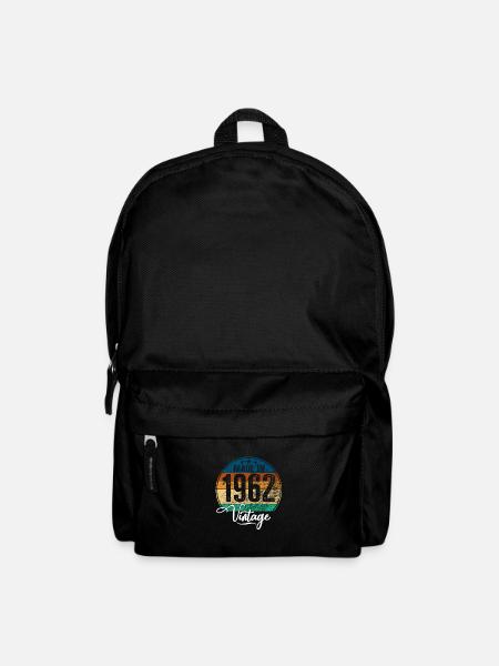 Millésime Fabriqué en 1962 Année de naissance 1962 Anniversaire - Sac à dos - noir
