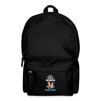 Schwimmer Scuba Diving Pool Boy Wassersport - Rucksack - Schwarz - Vorne