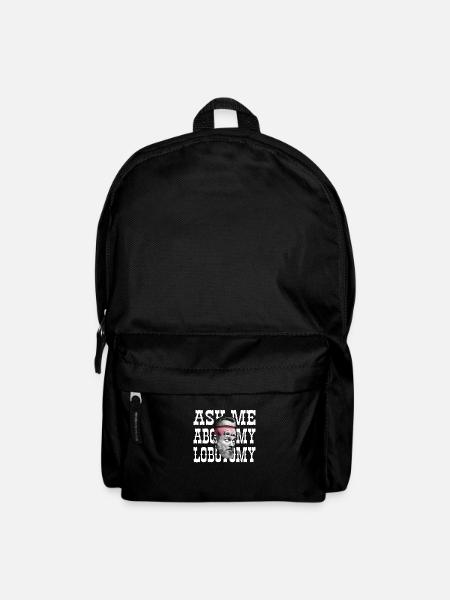 Fragen Sie Mich Nach Meinem Lobotomie - Rucksack - Schwarz