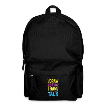 Artiste Peinture Peintre Art Couleur Art Professeur - Sac à dos - noir - Devant