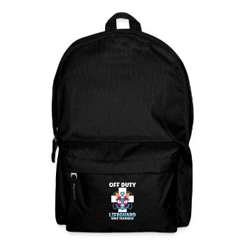 Schwimmer Scuba Diving Pool Boy Wassersport - Rucksack - Schwarz - Vorne