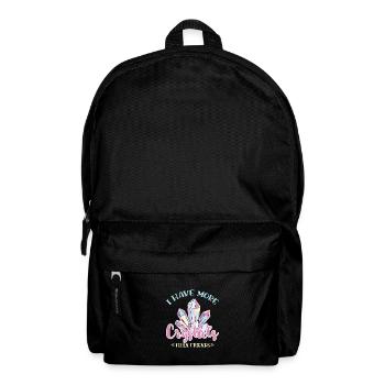 Cristaux et pierres de guérison par les cristaux - Sac à dos - noir - Devant