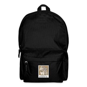 Zwergschnauzer - Rucksack - Schwarz - Vorne