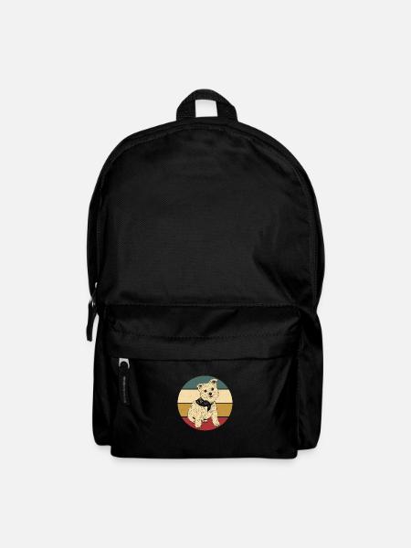 West highland terrier - Rucksack - Schwarz
