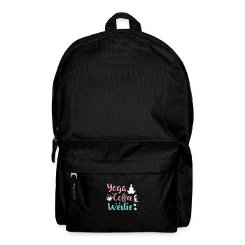 West highland terrier - Backpack - black - Front