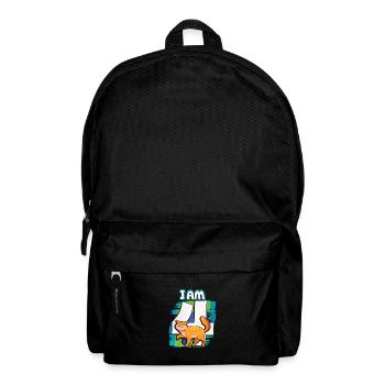 I am 4 cat - Backpack - black - Front