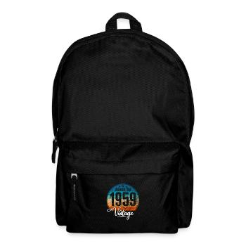 Millésime Fabriqué en 1959 Année de naissance 1959 Anniversaire - Sac à dos - noir - Devant