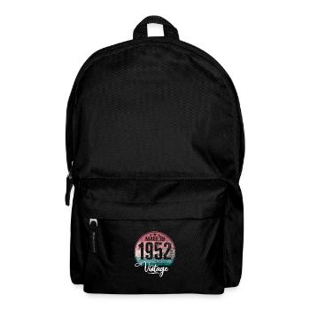 Millésime fabriqué en 1952 Année de naissance 1952 Anniversaire - Sac à dos - noir - Devant