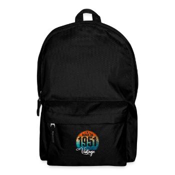 Vintage Made in 1951 Year of birth 1951 Birthday - Backpack - black - Front