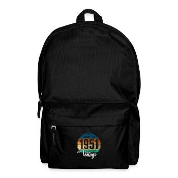 Vintage Made in 1951 Year of birth 1951 Birthday - Backpack - black - Front