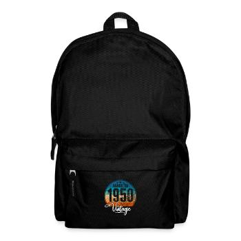 Millésime Fabriqué en 1950 Année de naissance 1950 Anniversaire - Sac à dos - noir - Devant