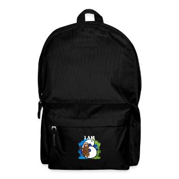 I am 6 sloth - Backpack - black - Front