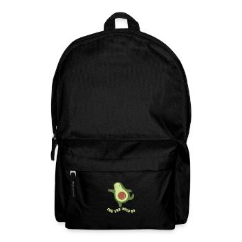 funny avocado avocado pun avocado lover - Backpack - black - Front