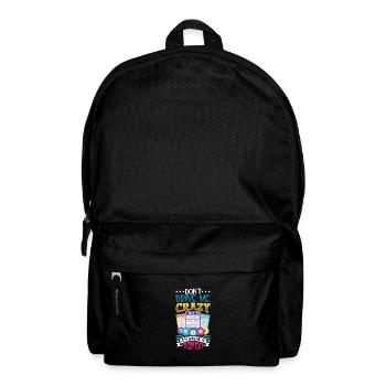 Bingo Card Game Grandma Bingo Player Bingo Cards - Backpack - black - Front