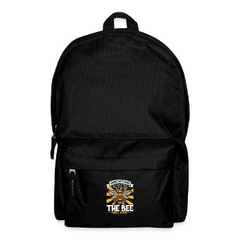 Honey bee beekeeping beekeeper honey bee apiary - Backpack - black - Front