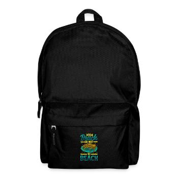 Krabbe krabben krabbenflüsterer Krabbenjagdfischer - Rucksack - Schwarz - Vorne