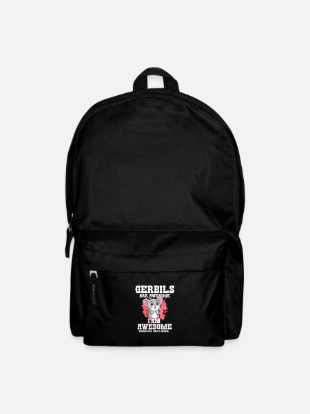Rennmaus Maus Geschenk - Rucksack - Schwarz