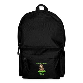 Grow at your own pace - Backpack - black - Front