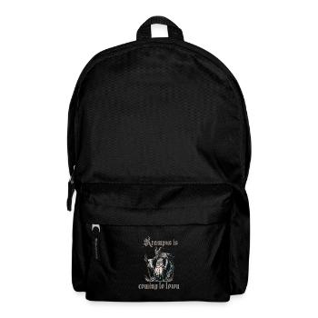 Scary Krampus T-Shirt Evil Santa Claus - Backpack - black - Front