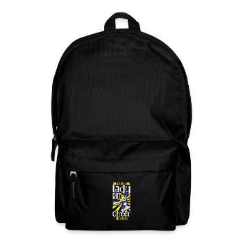 Cheerleading Cheer Zitat Fußballstadion Tanz - Rucksack - Schwarz - Vorne