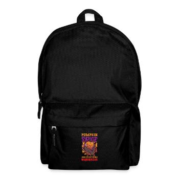 Gruseliger Kürbis Halloween Kostüm Herbst Herbst - Rucksack - Schwarz - Vorne