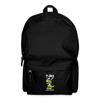 Easter T-rex Dinosaur Easter Funny T-rex - Backpack - black - Front
