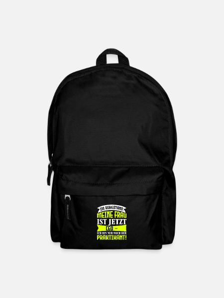 Lustige Männer Spruch Rentner Shirts - Rucksack - Schwarz
